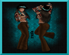  BROWN FLARED JEANS