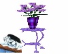 Purple rose & table