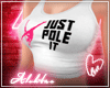 Al's Just pole it White