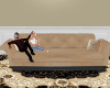 Beige Sofa with Poses