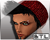 B~Red Knit Hat Hair