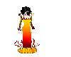 Fire Witch Dress
