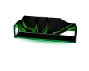 green neon couch