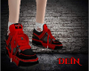 Dein! Black Red Sneakers