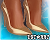 Heel pumps Tan