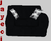 ]j[ stylish black chair