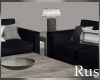 Rus Navy Livingroom Set