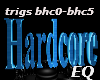 EQ Hardcore blue text DJ