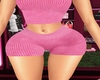 pink knit shorts