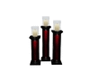 candles red black