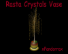 Rasta Crystals Vase