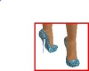 teal sparkle heels