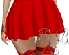 Red Pleated Skirt  RLS