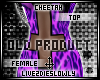 .L. Pvc Cheetah Purple