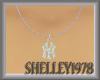 Silver NY necklace