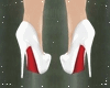 White Pvc Stiletto Heels