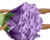 Purple rose petal skirt