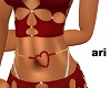 animated red beads belly