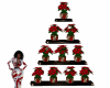 Christmas Poinsetta Tree