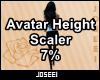 Avatar Height Scale 7%