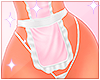 Side apron pink