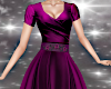 Retro Wine Roses Dress