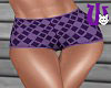 Geo Shorts RLS purple