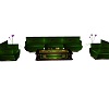 MP~GREEN COUCH SET