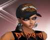 (a) harley hat/black