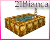 21b-yellow satin tub 8ps