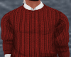 AK Knitted Red Sweater