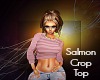 *S* Salmon Crop Top