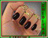 C*Rings-black short nail