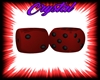 Blood Red Kissing Dice