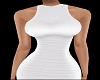 H/Basic White Dress Slim