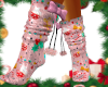 Christmas Socks Pink