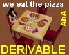 [aba] We eat the pizza !