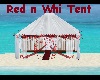 Red n Wht Wedd Tent