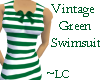 Vintage Green Swimsuit