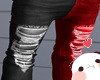Jeans Split Red