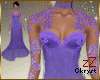 cK Gown Lace Lilac