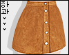 ☽ Suede Skirt -Tan