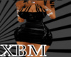 XBM Blk Corset Dress