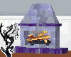 Lilac Fireplace 3D Logs