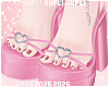 Pink Valentine Heels