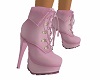 Pink Fashion Heel Boots