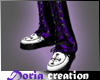 #D Purple Decorate Shoes