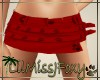 *J* Buckle Skirt Red
