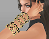 K black golden bracelets