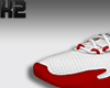 Sneakers White Red